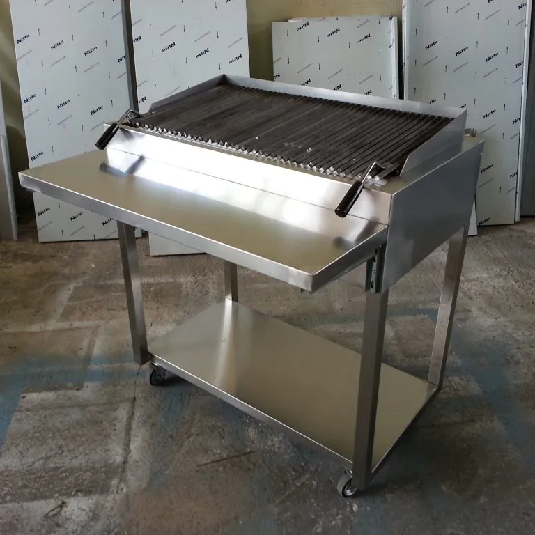 Bahçe Mangal Çalışma Tezgahlı ve Taban Raflı